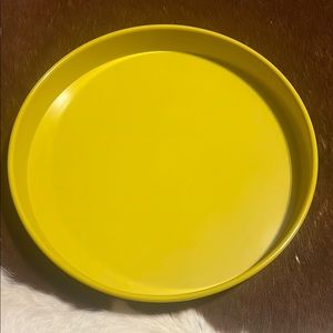 Bright yellow serving tray RPL, made in Canada